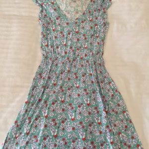 Floral mint dress